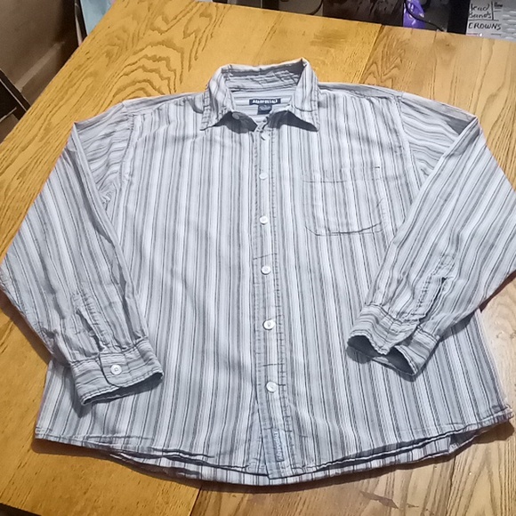 Aeropostale Mens Button-Down Dress Shirt Used Pre-owned MEDIUM Casual Work - Picture 1 of 7